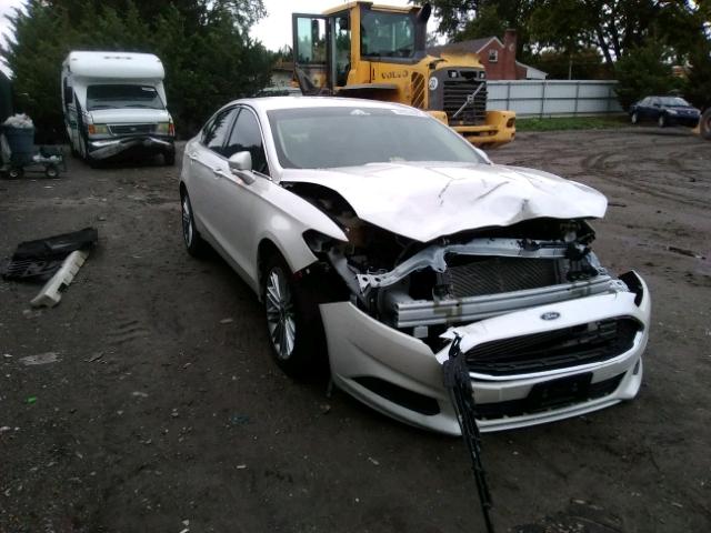 3FA6P0T94FR220241 - 2015 FORD FUSION SE WHITE photo 1