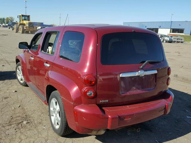 3GNDA23D37S601695 - 2007 CHEVROLET HHR LT RED photo 3