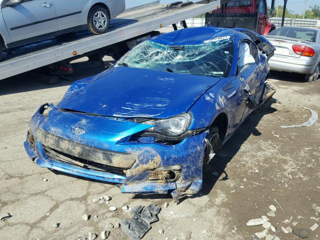 JF1ZCAC10D2602695 - 2013 SUBARU BRZ 2.0 LI BLUE photo 2