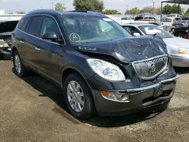 5GAKVCED0CJ230323 - 2012 BUICK ENCLAVE BLACK photo 1