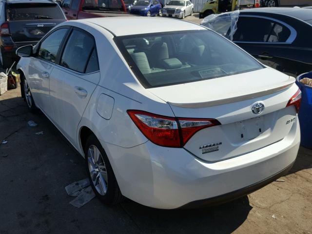 5YFBPRHE2GP485623 - 2016 TOYOTA COROLLA EC WHITE photo 3