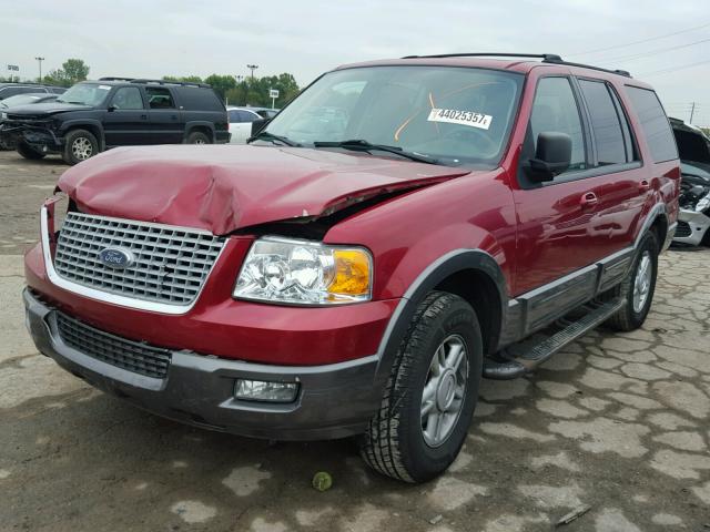 1FMEU15W04LB17154 - 2004 FORD EXPEDITION MAROON photo 2