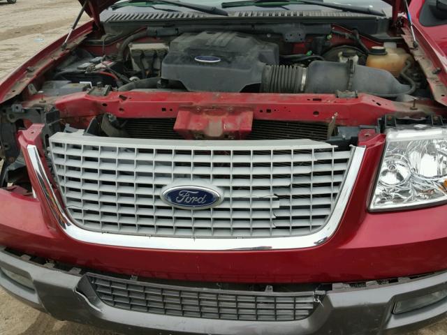 1FMEU15W04LB17154 - 2004 FORD EXPEDITION MAROON photo 7