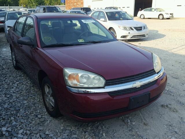 1G1ZT52825F234412 - 2005 CHEVROLET MALIBU LS Tünd qırmızı foto 1