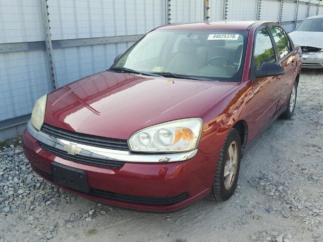 1G1ZT52825F234412 - 2005 CHEVROLET MALIBU LS Tünd qırmızı foto 2