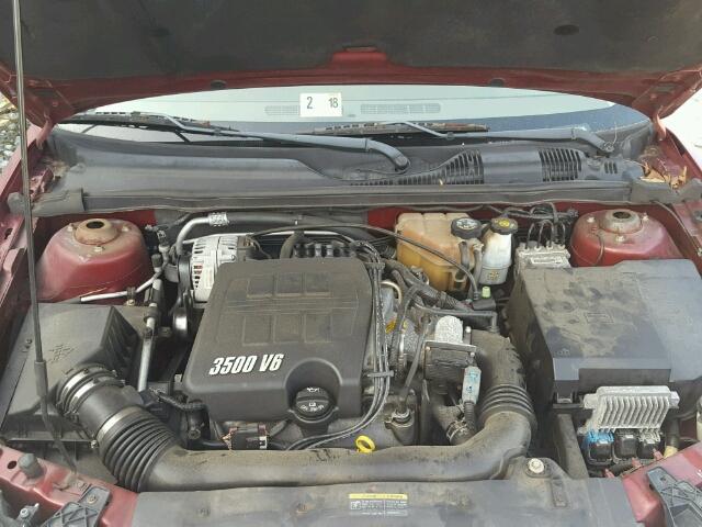 1G1ZT52825F234412 - 2005 CHEVROLET MALIBU LS Tünd qırmızı foto 7