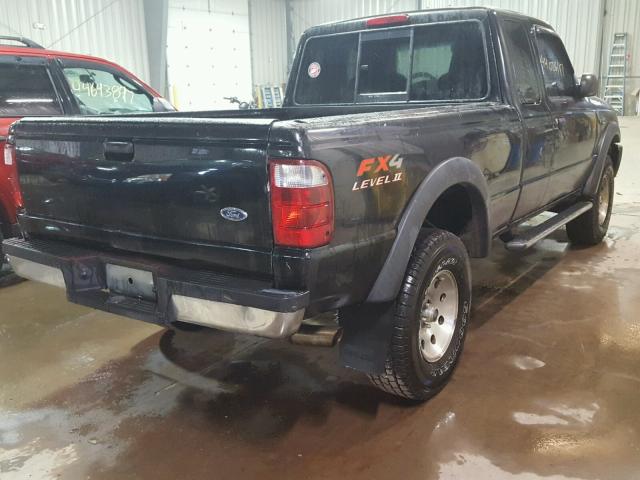 1FTZR45E84TA16959 - 2004 FORD RANGER SUP BLACK photo 4