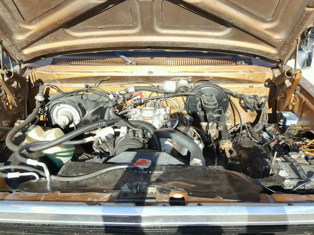 1B7HW04T8GS086064 - 1986 DODGE W-SERIES W BROWN photo 7