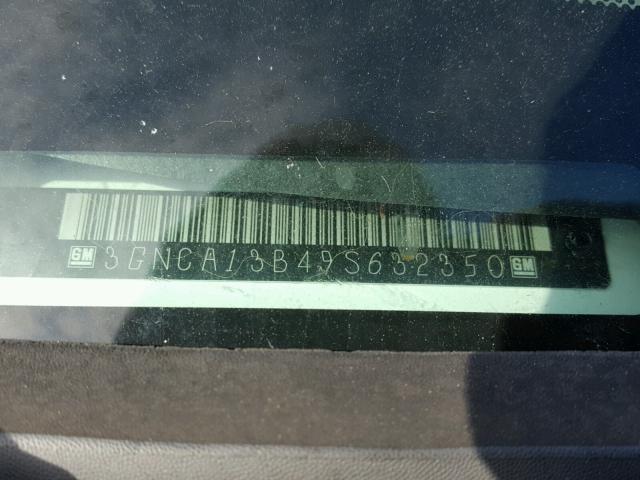 3GNCA13B49S632350 - 2009 CHEVROLET HHR LS Ağ foto 10