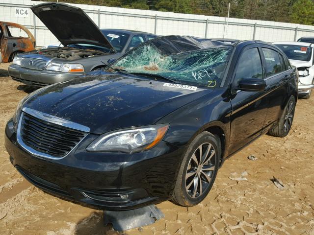 1C3CCBBG5DN738108 - 2013 CHRYSLER 200 TOURIN BLACK photo 2