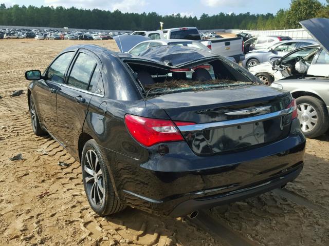 1C3CCBBG5DN738108 - 2013 CHRYSLER 200 TOURIN BLACK photo 3