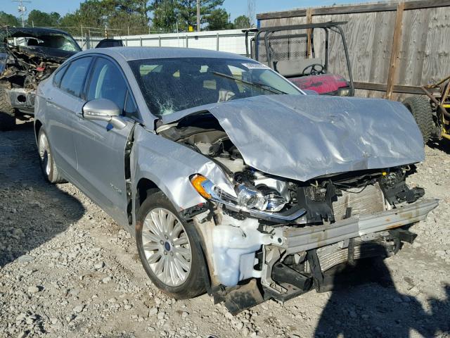 3FA6P0LU8FR301165 - 2015 FORD FUSION SE SILVER photo 1