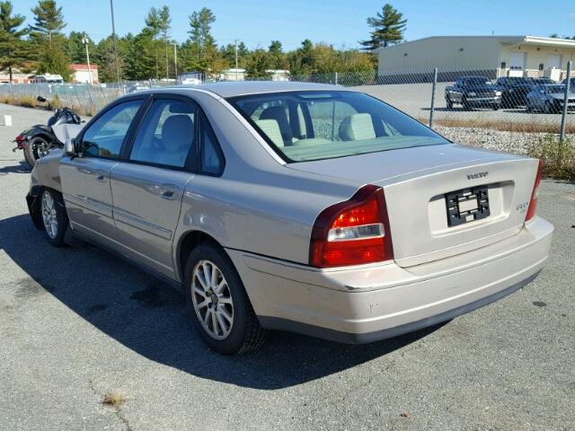 YV1TS92D121258630 - 2002 VOLVO S80 BEIGE photo 3