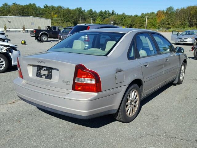 YV1TS92D121258630 - 2002 VOLVO S80 BEIGE photo 4