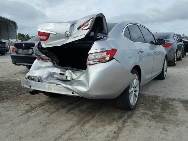 1G4PP5SK3E4105987 - 2014 BUICK VERANO SILVER photo 4