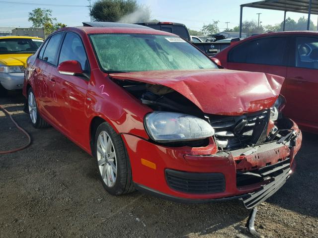 3VWRA7AJ7AM113525 - 2010 VOLKSWAGEN JETTA WOLF RED photo 1