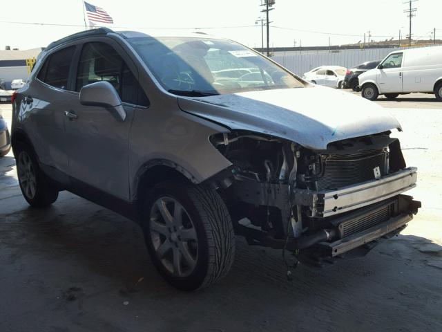 KL4CJGSB0DB182188 - 2013 BUICK ENCORE SILVER photo 1