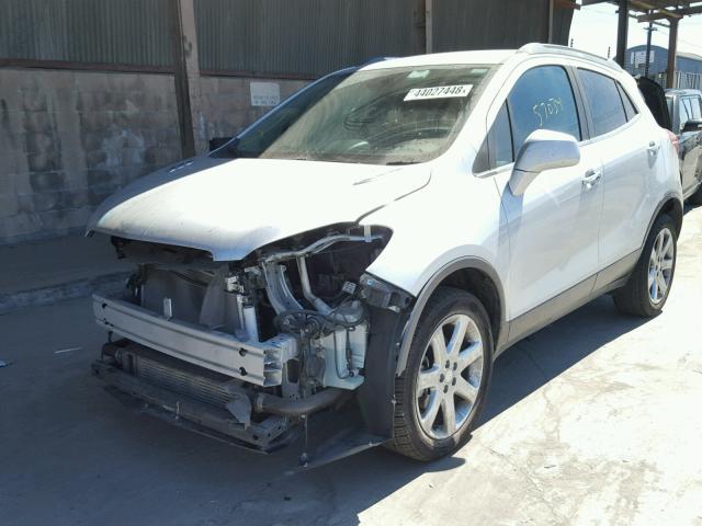 KL4CJGSB0DB182188 - 2013 BUICK ENCORE SILVER photo 2