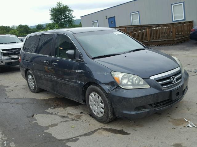 5FNRL38216B049269 - 2006 HONDA ODYSSEY LX BLUE photo 1