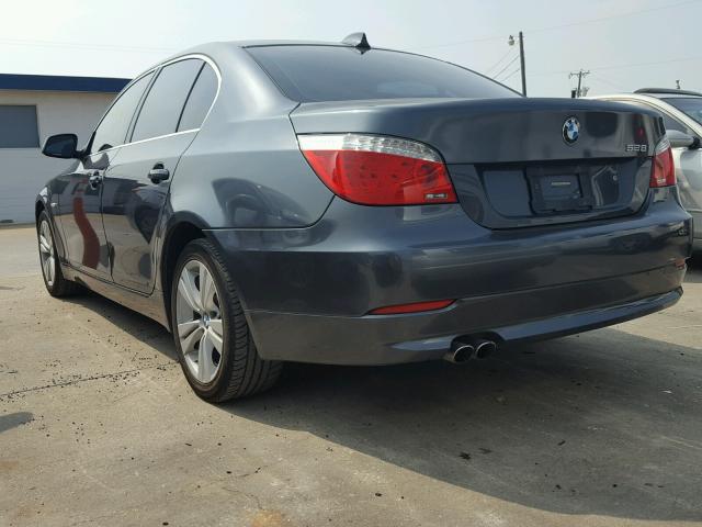 WBANV1C56AC444078 - 2010 BMW 528 XI BLACK photo 3