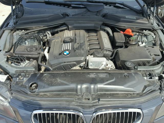 WBANV1C56AC444078 - 2010 BMW 528 XI BLACK photo 7