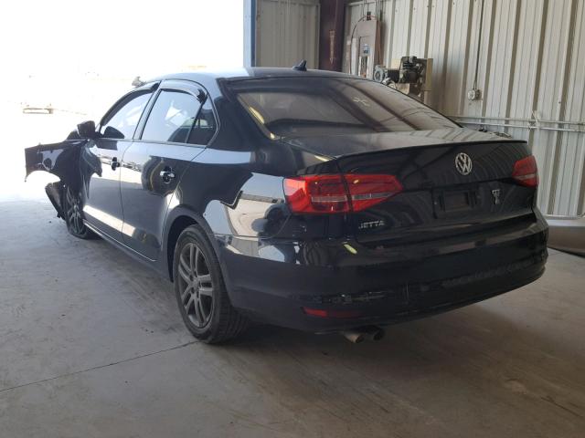 3VW2K7AJ2FM229981 - 2015 VOLKSWAGEN JETTA BASE 黑色 照片 3