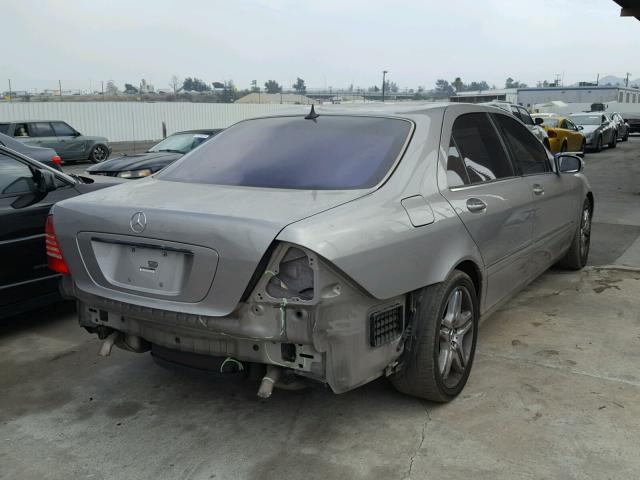 WDBNG70J14A421677 - 2004 MERCEDES-BENZ S 430 SILVER photo 9