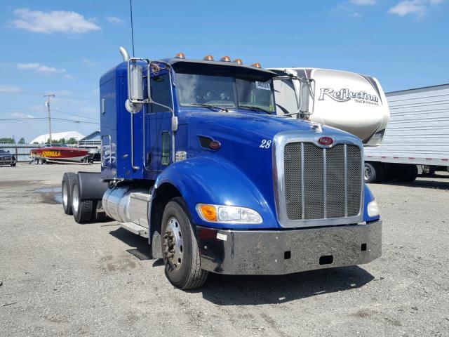 1XPHD49X2BD115059 - 2011 PETERBILT 386 BLUE photo 1