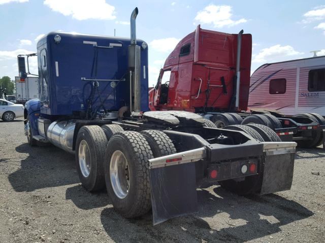 1XPHD49X2BD115059 - 2011 PETERBILT 386 BLUE photo 3