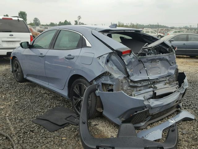 SHHFK7H79HU426487 - 2017 HONDA CIVIC EXL 蓝色 照片 3