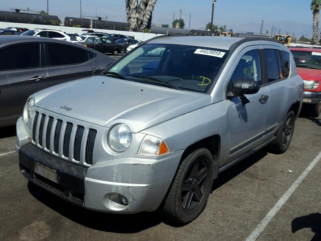 1J8FT47W58D525801 - 2008 JEEP COMPASS SP SILVER photo 2