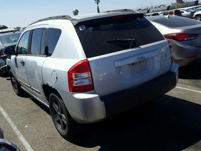 1J8FT47W58D525801 - 2008 JEEP COMPASS SP SILVER photo 3