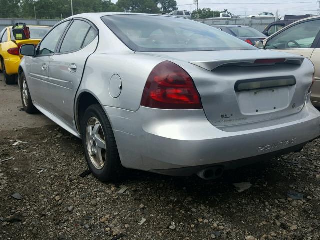 2G2WP522X41346735 - 2004 PONTIAC GRAND PRIX Gümüş foto 3