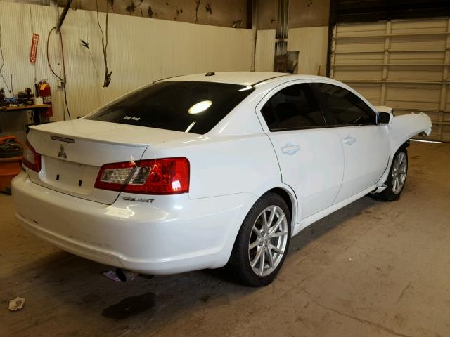 4A32B3FF2CE022053 - 2012 MITSUBISHI GALANT WHITE photo 4