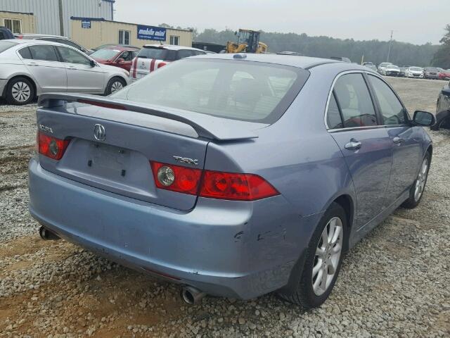 JH4CL96996C011728 - 2006 ACURA TSX BLUE photo 4