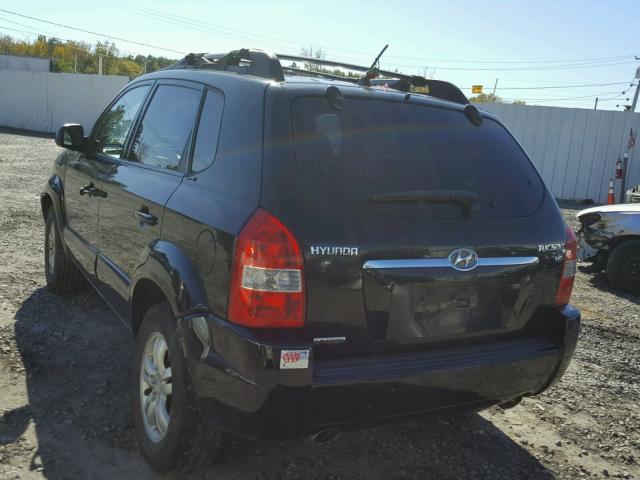 KM8JN12D16U311333 - 2006 HYUNDAI TUCSON GLS BLACK photo 3