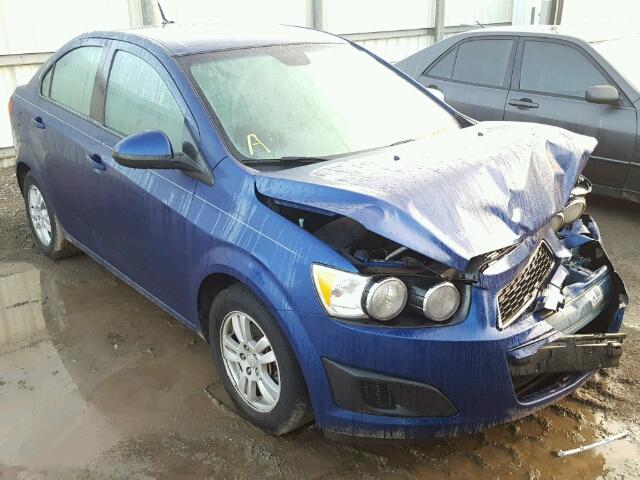 1G1JB5SH1C4215925 - 2012 CHEVROLET SONIC LS BLUE photo 1