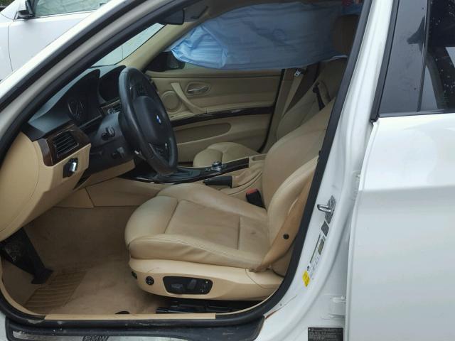 WBAPM7C56AE192142 - 2010 BMW 335 I WHITE photo 5