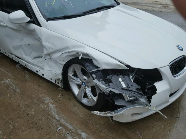 WBAPM7C56AE192142 - 2010 BMW 335 I WHITE photo 9