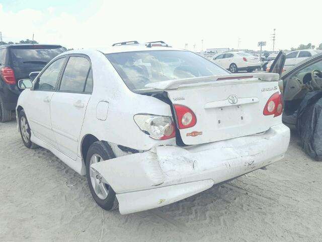 1NXBR32E26Z612707 - 2006 TOYOTA COROLLA CE WHITE photo 3