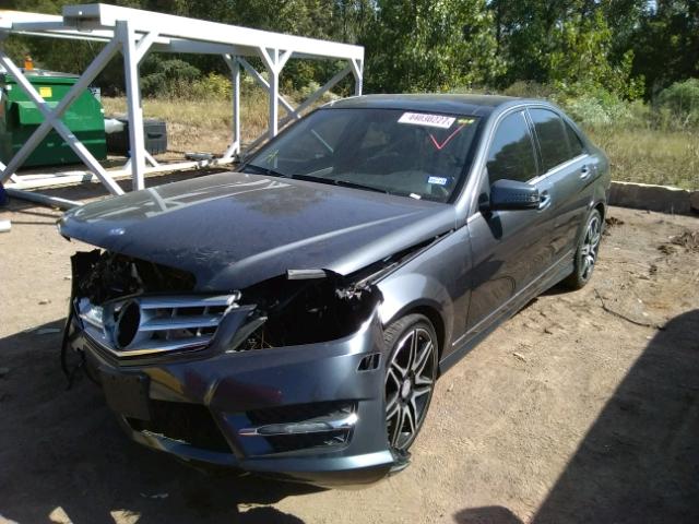 WDDGF4HB2DR241298 - 2013 MERCEDES-BENZ C 250 GRAY photo 2