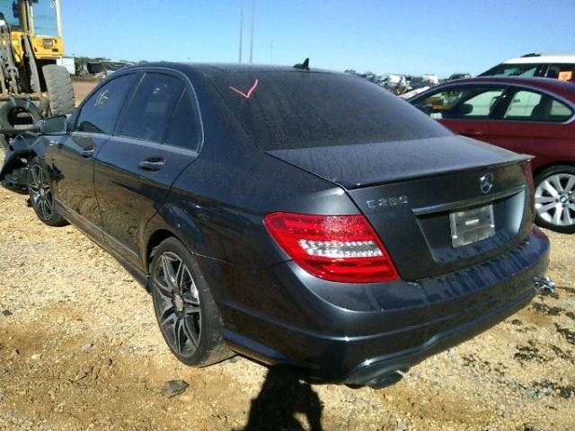 WDDGF4HB2DR241298 - 2013 MERCEDES-BENZ C 250 GRAY photo 3