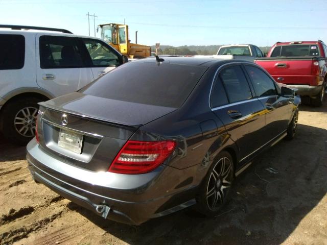 WDDGF4HB2DR241298 - 2013 MERCEDES-BENZ C 250 GRAY photo 4