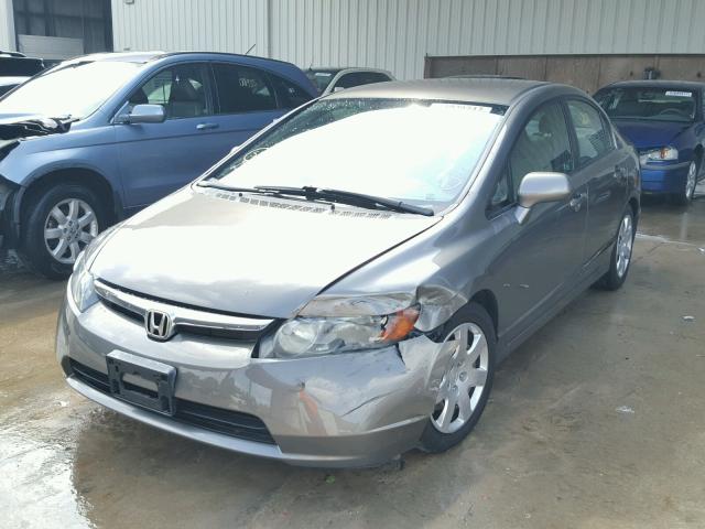 1HGFA15517L101057 - 2007 HONDA CIVIC LX GRAY photo 2