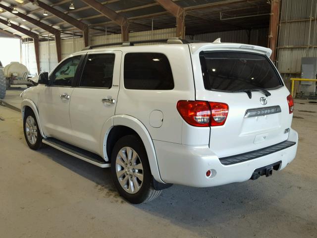 5TDYY5G18FS058208 - 2015 TOYOTA SEQUOIA PL WHITE photo 3