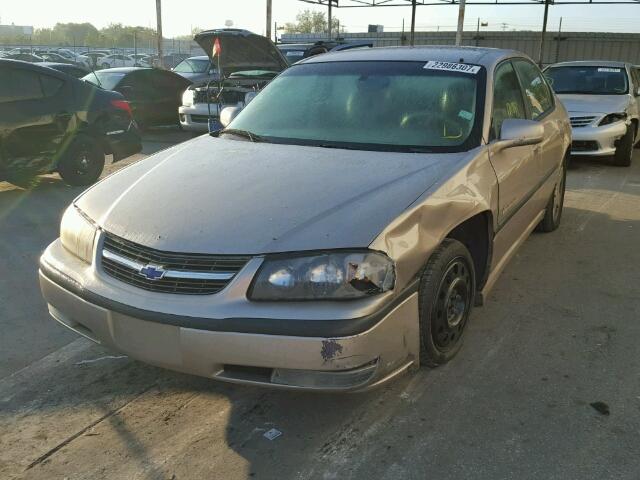 2G1WH52K339416139 - 2003 CHEVROLET IMPALA LS GOLD photo 2