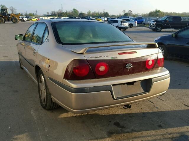 2G1WH52K339416139 - 2003 CHEVROLET IMPALA LS GOLD photo 3