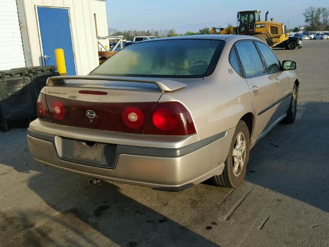 2G1WH52K339416139 - 2003 CHEVROLET IMPALA LS GOLD photo 4