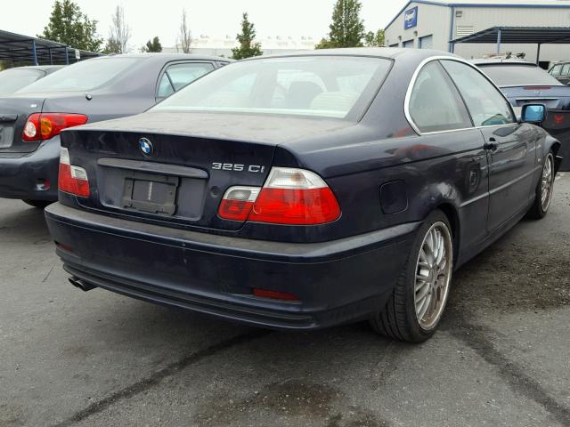WBABN334X2PG55495 - 2002 BMW 325 CI BLUE photo 4