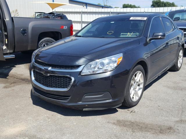 1G11C5SL9FF256166 - 2015 CHEVROLET MALIBU 1LT შავი ფოტო 2